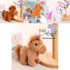Pony Soft Toy Pendant With Short Plush For Bag Decor And Birthday Gifts