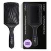 Ergo Hairbrush Comb Dry Ion Paddle Hairbrush - Large Size for Long-lasting Shine, Detangle Wet and Dry Polishing Care