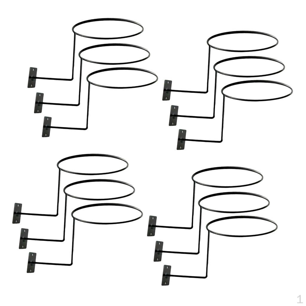 

12 Стойка для дисплея, Держатель для шлема для мотоцикла/велосипеда, Вешалка, Крючок для куртки, Винты, Хранение мячей