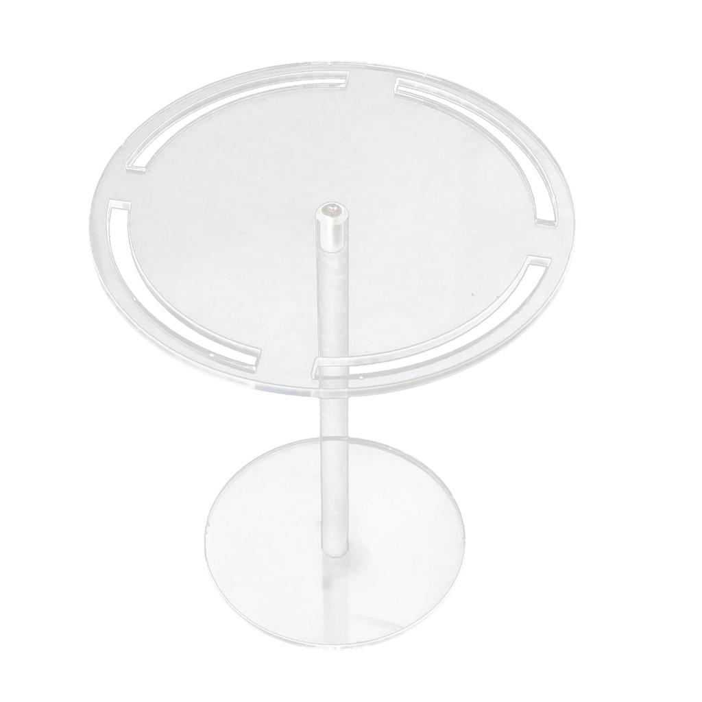 Round Eyewear Stand Glasses Storage Rack Transparent Rotatable Sunglasses Display Stand Eyeglasses Organizer for Desk