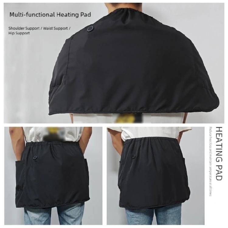 Electric Scarf 360 Degree Heating Technology Breathable Windproofs Fabric Fleece Lining for Expeditions Daily Use