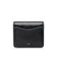 Lemasque Daisy Photo Slot Wallet Bill Card Holder Black