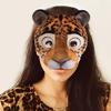 Cartoon Animal Masks For Children Elastic Adjustable Strap EVA Theater Costume Party Accessories Safe Halloween Celebration