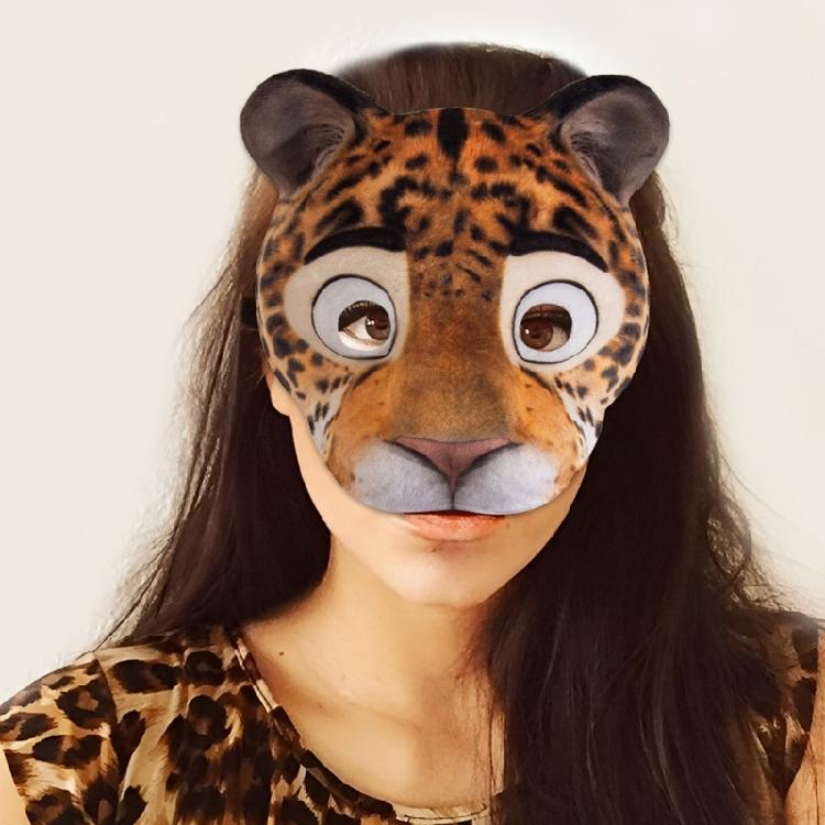 Cartoon Animal Masks For Children Elastic Adjustable Strap EVA Theater Costume Party Accessories Safe Halloween Celebration