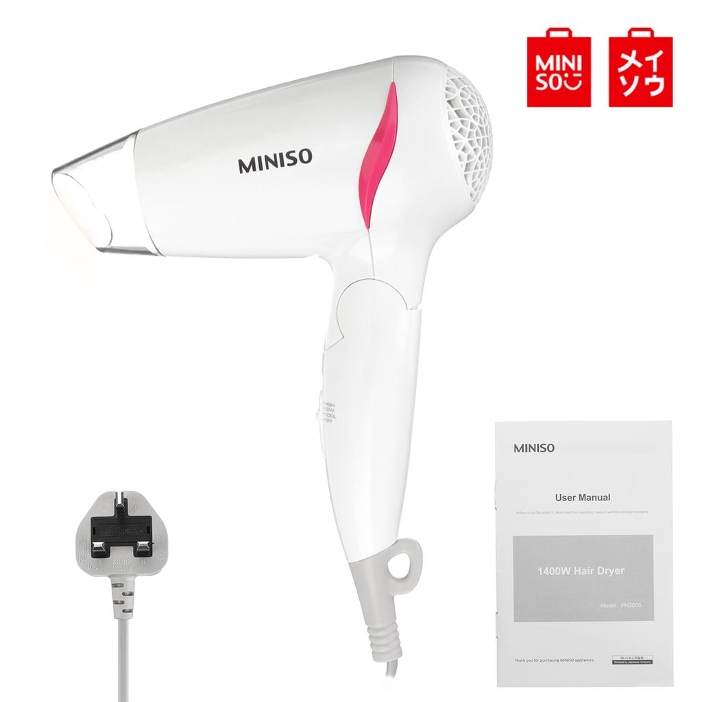 MINISO 1400W Secador de pelo portátil Secador de pelo plegable Mini  herramientas ligeras para el cabello comprar a buen precio — entrega  gratuita, reseñas reales con fotos — Joom
