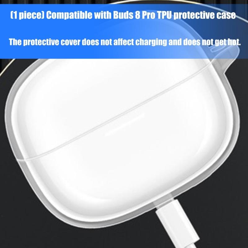 Protective Cover For Buds 8 Professional Earphones Lightweight Design Easy Installation Scratch Dust Impact Resistance