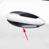 Carbon Fiber 4PCS Exterior Door Handle Bowl Cover Trim For BMW X3 G01 2018-2022