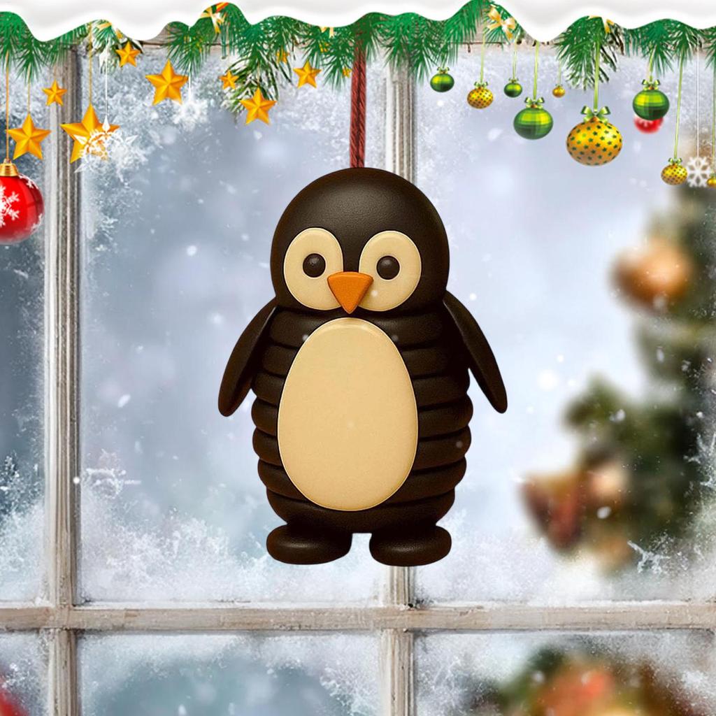 Button Ornament Craft Kit Cute Keepsake Educational Christmas Button Penguin Elephant Crafting Kit For Kids Teens Adults