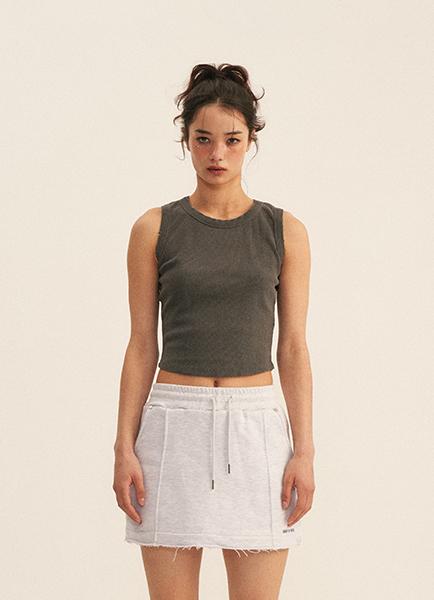 Mtot Vintage Cropeed Sleeveless (Charcoal)