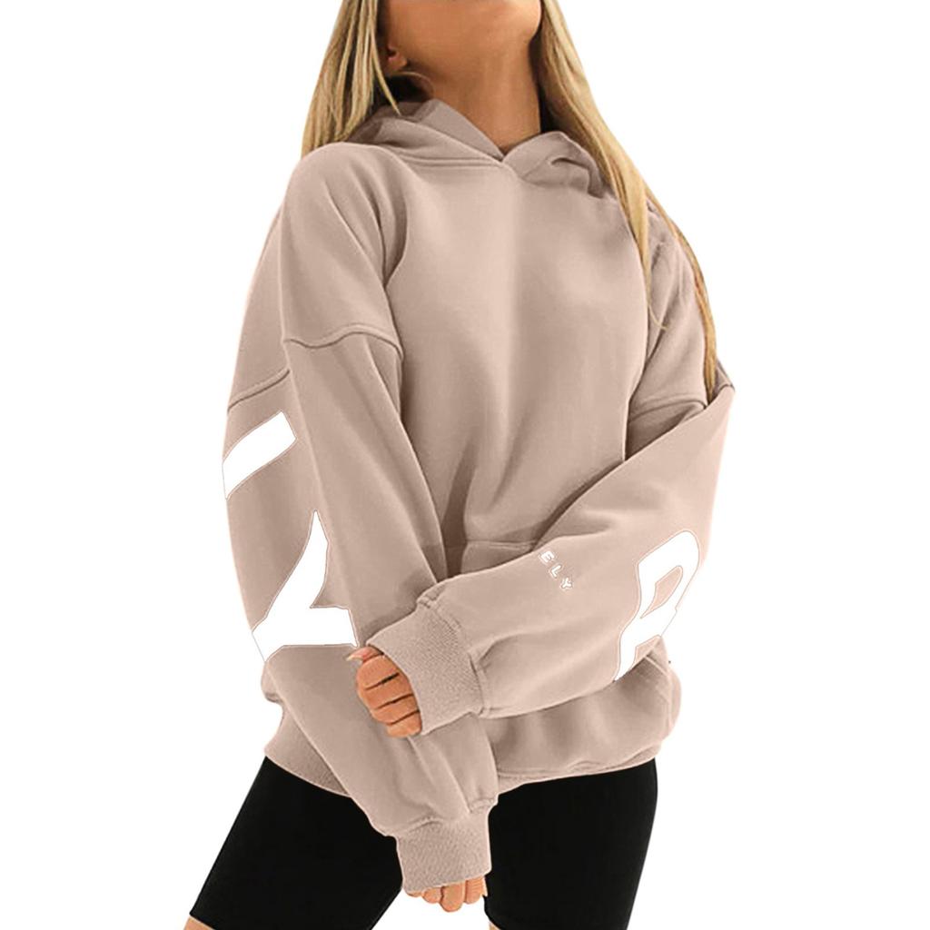 Womens Hoodies Fall Fashion Sweatshirts  Printed Casual Long Sleeve Loose Sweatshirt  Fall Hoodie Sweatshirt