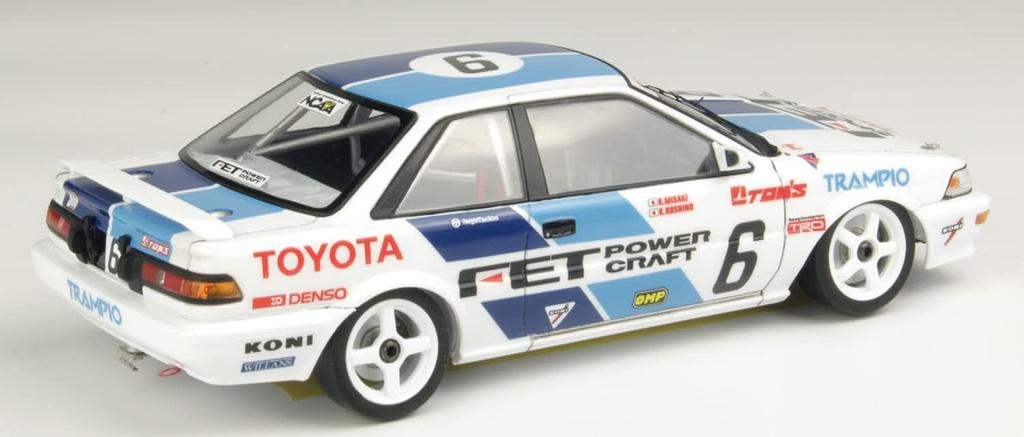 Rennserie Toyota Corolla Levin AE92 1989 JTC SUGO Plastikmodellbausatz PN24039 PLATZ/NuNu 1/24 (Geformte Farbe)