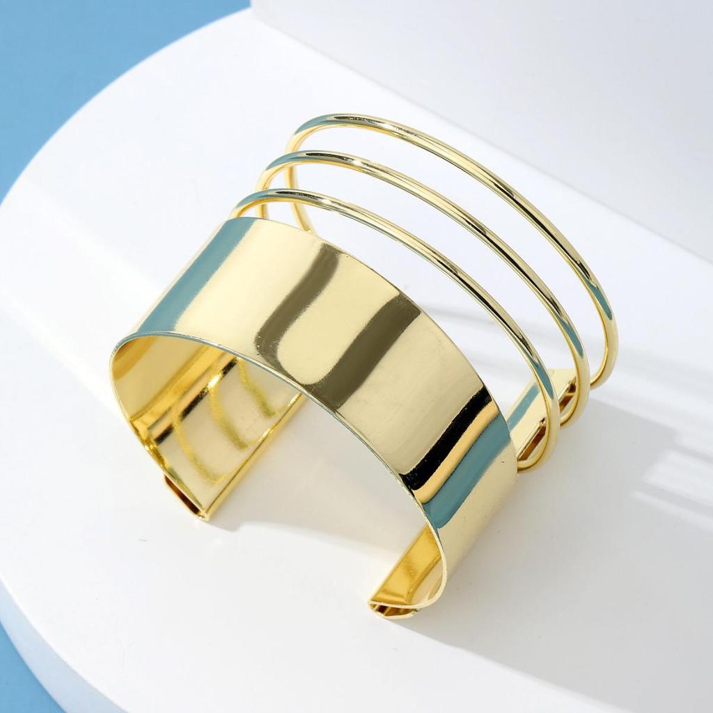 Bohemian Multi-Layer Alloy Bangle: Exaggerated European & American Style Women's Bracelet