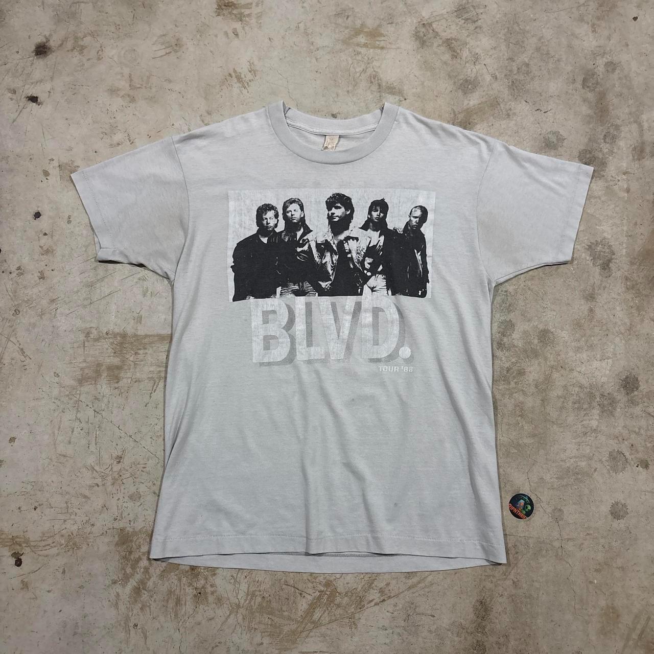 Vintage 1988 BLVD. Tour single stitch band tee Size XL Unisex T-Shirt L