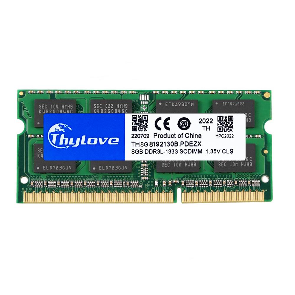 

Память Thylove DDR3L 8 ГБ 1333 МГц PC3L-10600 для ноутбука