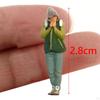 1/64 Models People Figures Resin Dollhouse Model Diorama Scenery Photography Prop Painted