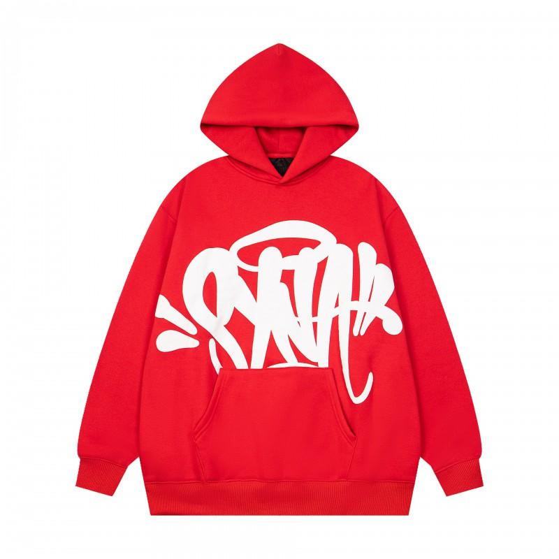High Quality SynaWord Hip Hop Streetwear Hoodie Sweatpants Set Men Women