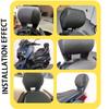 SWEER  Motorcycle Backrest Modification  Rear Backrest Aluminum Alloy  Fit for the 2023 Yamaha XMAX300