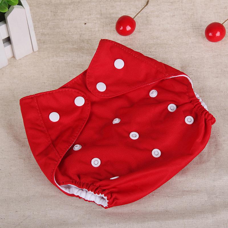 1PC Adjustable Reusable Lot Baby Kids Boys Girls Washable Cloth Diaper Nappies Baby Solid Diaper Cover
