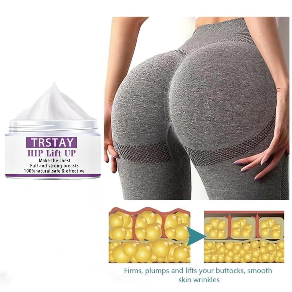 Krém na zvednutí zadku udržuje hýždě vypouklé dopředu a dozadu, aby byla postava štíhlá