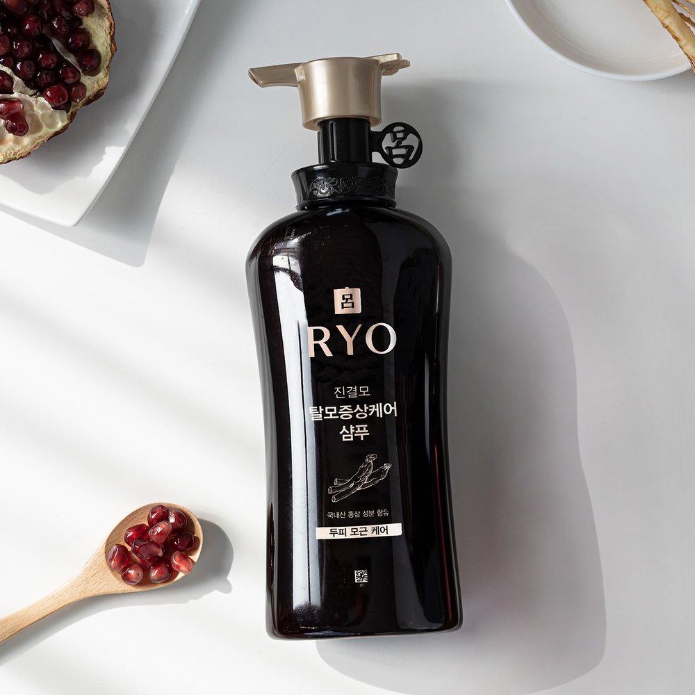 Shampooing Ryeo Jin-gyeol-mo Soin des Symptômes de Chute de Cheveux Soin du Cuir Chevelu et des Racines Capillaires 490ml