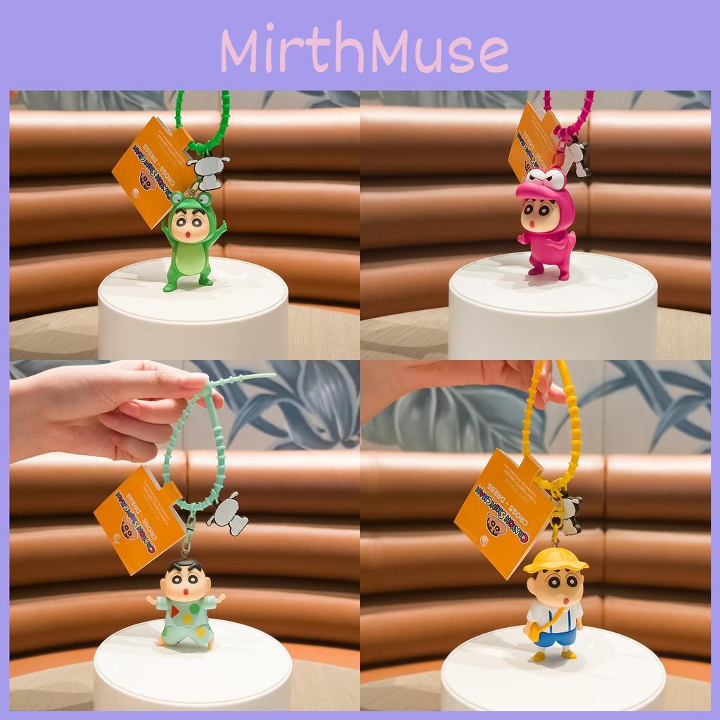 Delightful Crayon Shin-chan Costume Keychain Featuring Various Outfits For Collectors