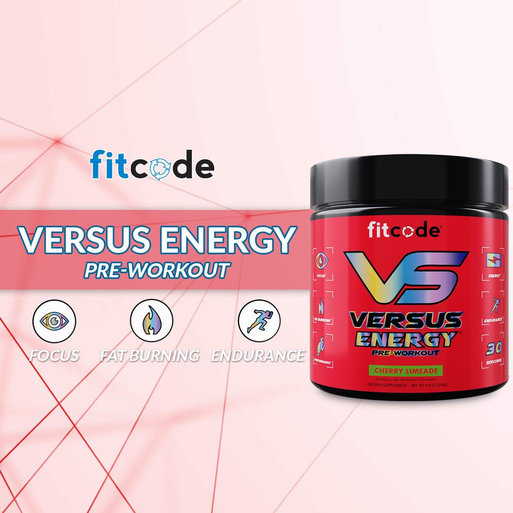 fitcode, Versus Energy® Pre-Workout, Cherry Limeade, 8.8 oz (249 g)