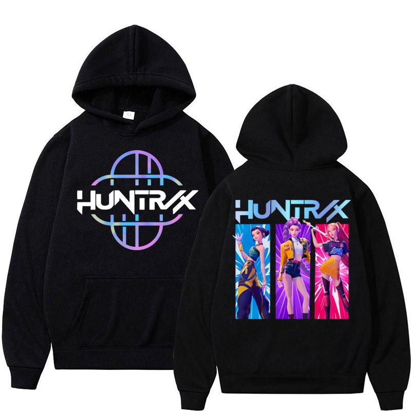 Anime KPop Demon Hunters Rumi Mira Hoodie Men Women Fashion Cosplay Hooded Sweatshirts Y2k Oversized Fleece Casual Long Sleeve