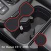 Anti-Slip Gate Slot Mat for Honda CR-V CRV 2023 + Non-Slip Door Groove Pad Cup Holder Interior Accessories