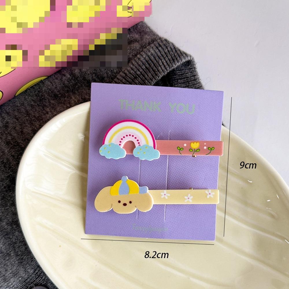 Cute Cartoon Animal Hairpin Sweet Student Bangs Side Clip Headgear Girls Women Headwear Hair Styling Tools Accessories