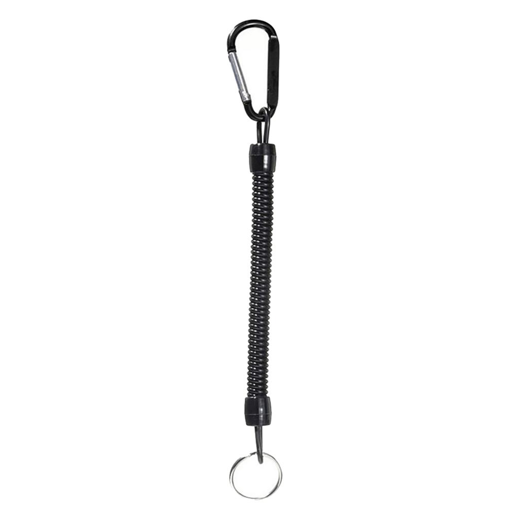 Retractable Fishing Lanyards Ropes Boating Kayak Lip Grips Tackle Safety Ropes Fishing Accessory 120cm