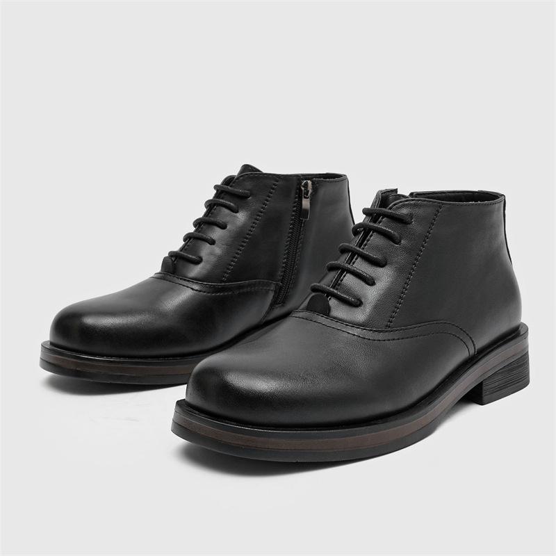 2025 New Men's Retro Casual High-top Thick-soled Versatile Thick-soled Heightening Martin Boots 57012-Q