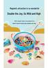 Kids' Magnetic Wooden Fishing Game - Cartoon Marine Life Educational Toy