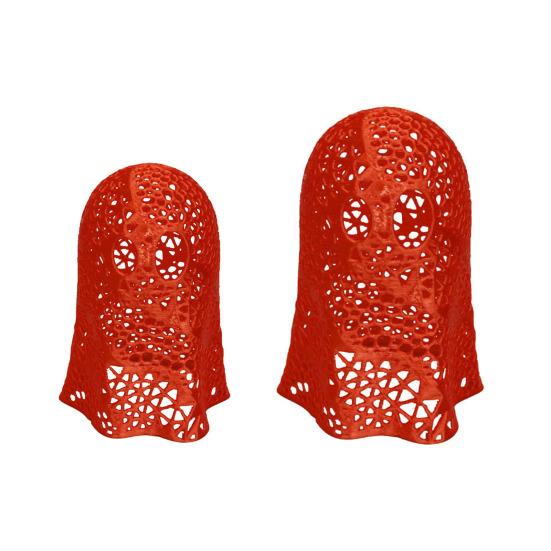 1/2Pcs Halloween Ghost Tea Light Holder 3D Printed Hollow Ghost Votive Candle Cover Decoration Holiday Party Table Centerpiece Ornament