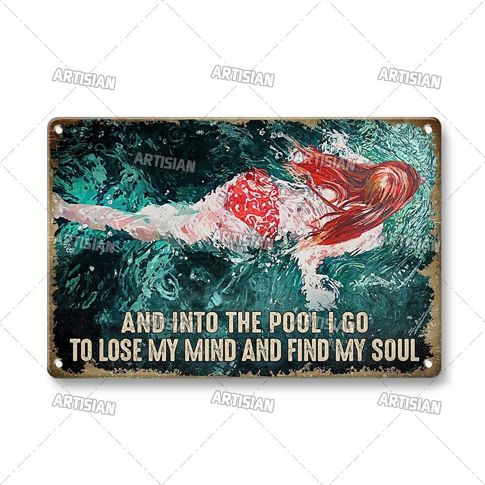 

Артизан Спорт Металл Знак Плавание Жестяная табличка Дайвинг Декоративный постер Настенный декор Гараж Бар Паб Клуб Отель Кафе Кухня Дом 7.8x11.8inch