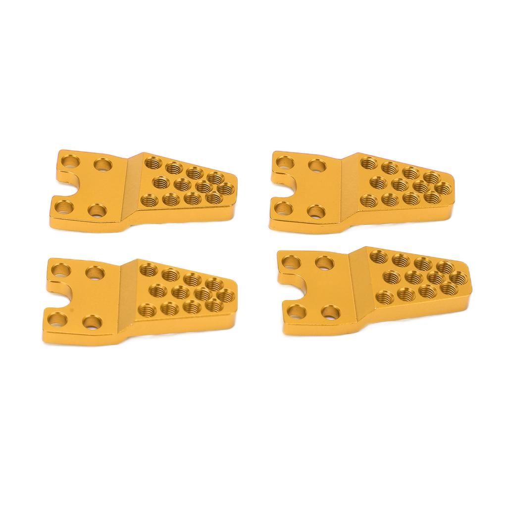 4pcs RC Mount Aluminum Alloy Durable Sturdy Adjustment Accessories for 1 8 Simulation Climbing Car