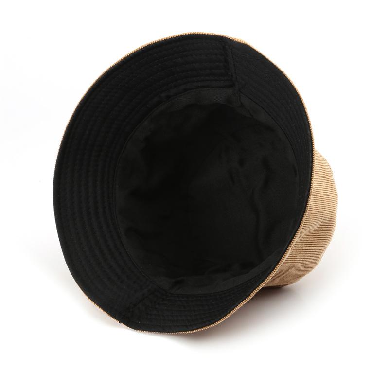 Fisherman's hat, double-sided, solid color, plain design, suitable for outdoor activities, women's sun hat for sun protection