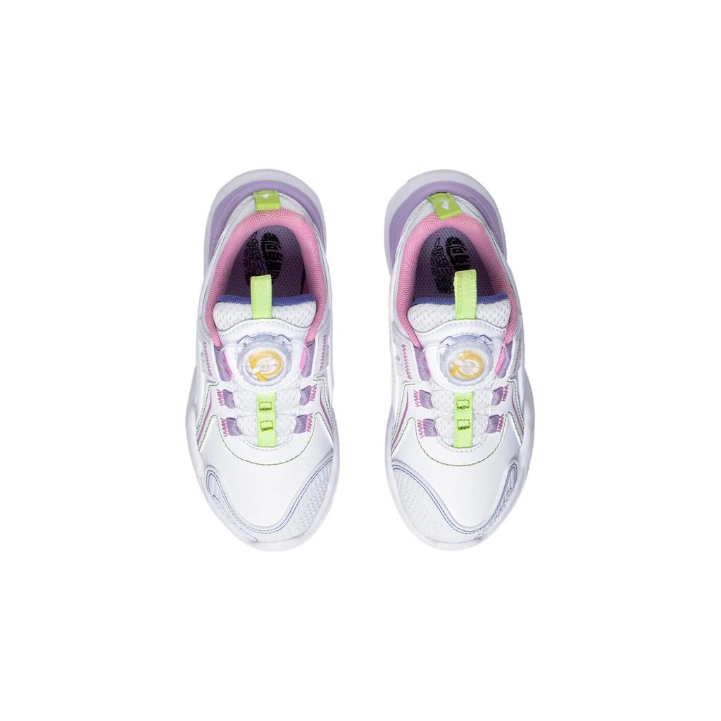 Li Ning Comfortable Shock Absorbing Wear Resistant Casual Shoes Kids Shoes Standard-White YKNT004-14