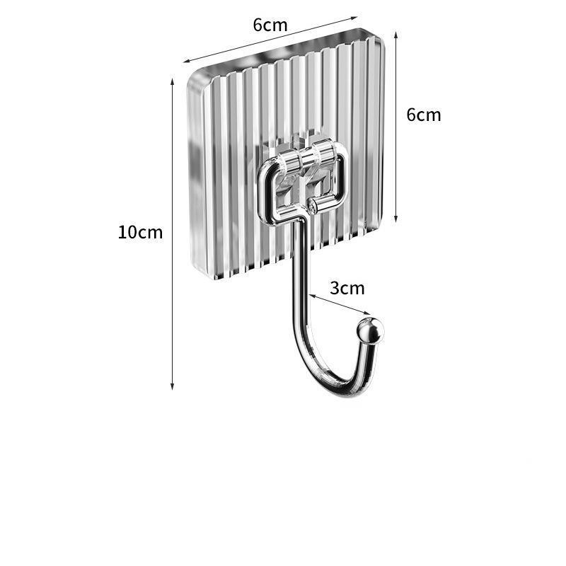 Self-Adhesive Wall Hooks Acrylic Bathroom Hooks for Hanging Waterproof Light Luxury Acrylic Hook, No Punching,Bathroom Towel, Bathroom Clothes Hook