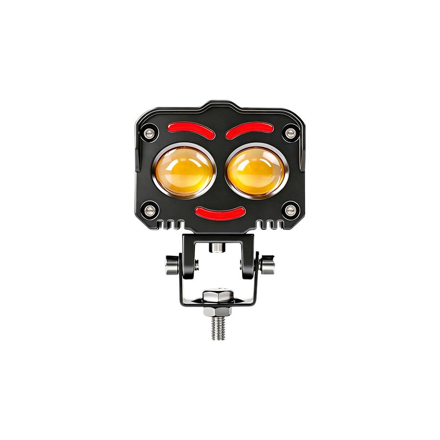 60W 9-36V Motorcycle LED Spotlights Super Bright Headlights Motorcycle LED Mini Driving Work Light High/Low 1 piece