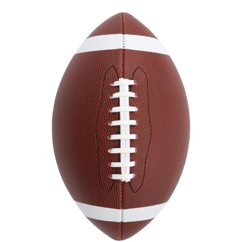 Brown American Football Size 9 Sports Ball Comfortable Grip Rugby Ball Outdoor Sports