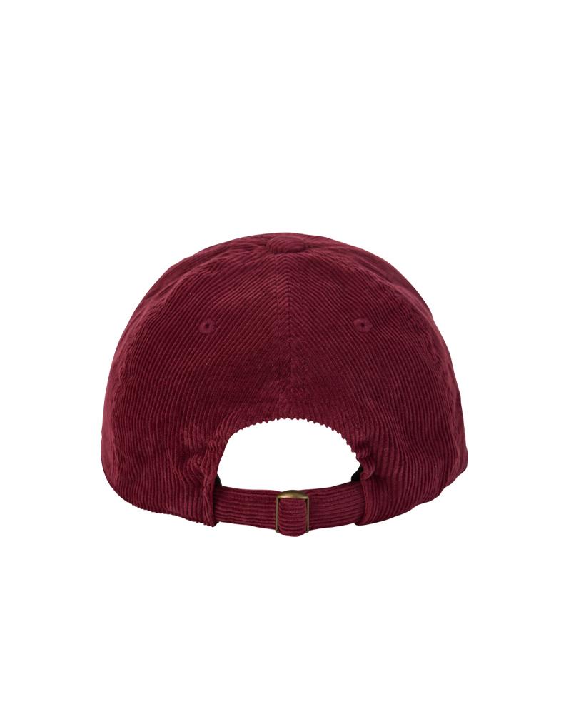 HUMAN N CAT Cat Human Love Corduroy Ball Cap [Burgundy]