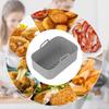 2er-Pack Silikon-Airfryer-Töpfe, Wiederverwendbare rechteckige lebensmittelechte Ersatz-Silikon-Airfryer-Schalen-Einlagen Körbe für Ninja DZ201 DZ401 Instant Vortex