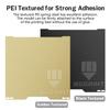 350x320mm Build PLate For Bambu Lab H2S H2D 3D Printer Parts Heat Bed Fiber Carbon Sheet PET PEI Textured Spring Steel Plate