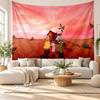 Courage the Cowardly Dog Wall Tapestry Home Decor Hanging Cloth Art Background Tapestry for Bedroom