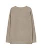 IRONYPORNO WHITELINE 86-Iro318 Round Side Slit Hacci Knit Pale Beige