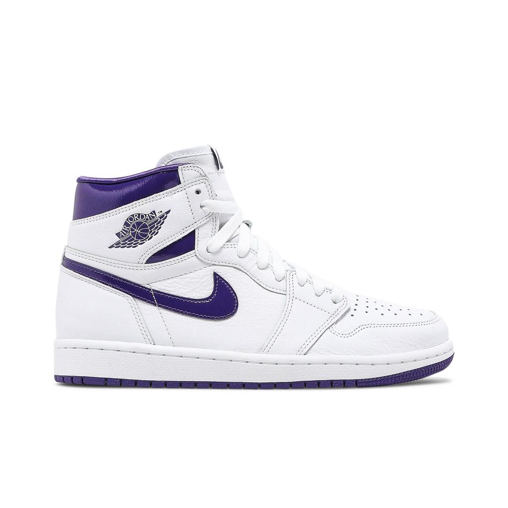 Air Jordan 1 High OG 'Court Purple' da Donna (taglie da donna) Scarpe da Basket Vintage Bianche / Viola Court CD0461 151