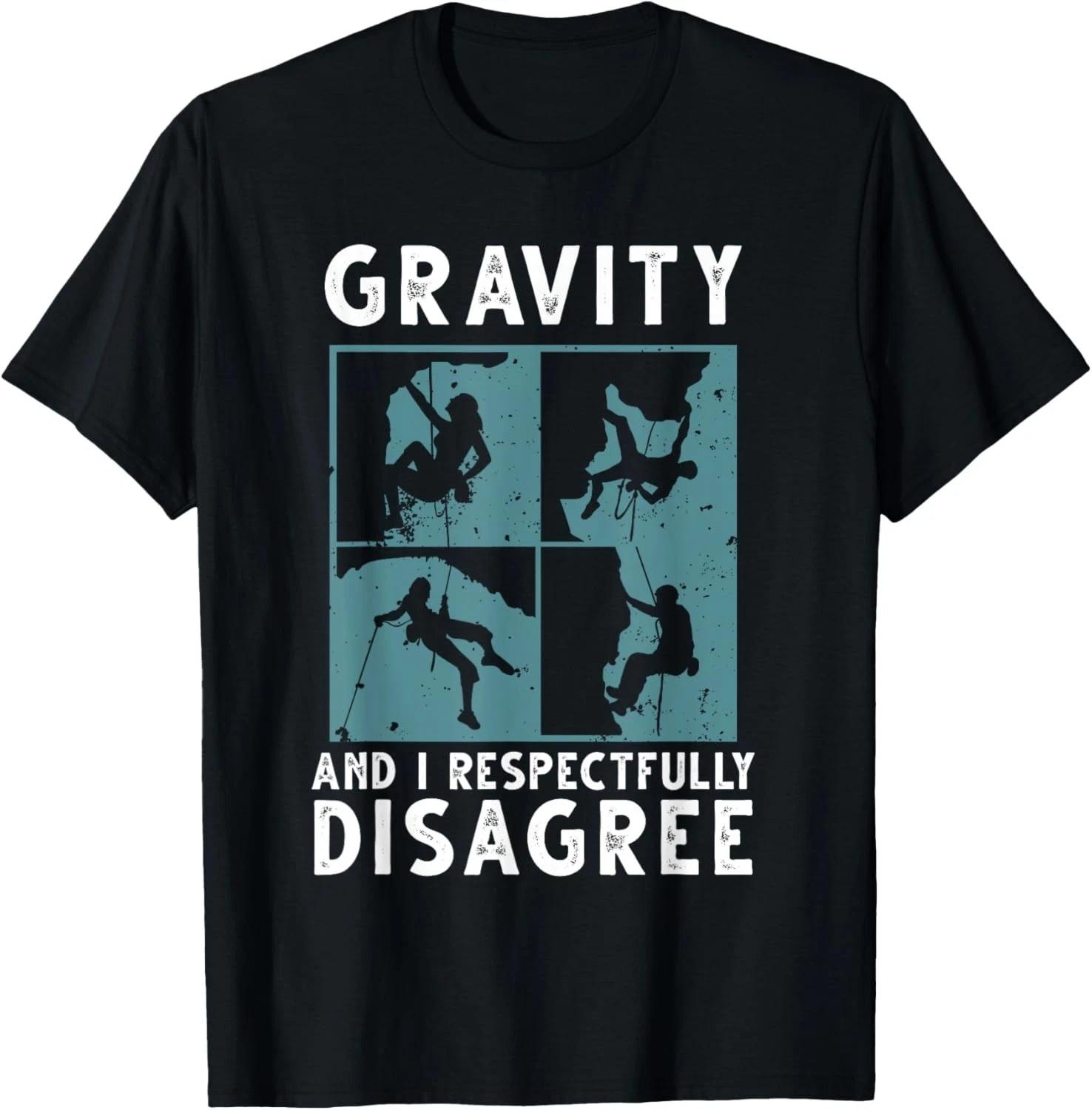 Funny Rock Climbing Art For Men Women Bouldering Climber T-Shirt M