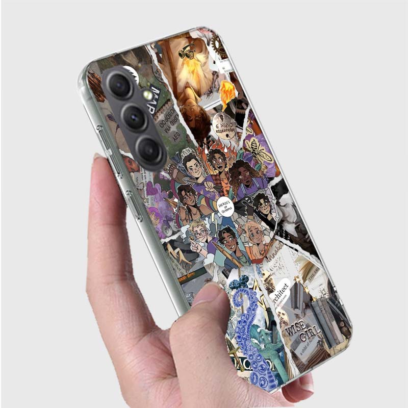 P-Percy J-Jackson Poseidon Camp Half-Blood Phone Case for Samsung A16 A26 A36 A56 A17 A37 A57 A07 A06 A02S A03 A04S A05S Galaxy