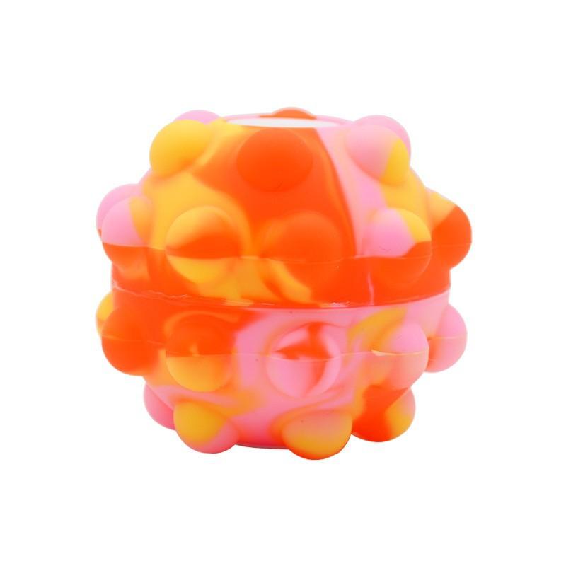 

Вращающийся мяч Детские развивающие игрушки Силиконовый декомпрессионный мяч Вращение декомпрессионного мяча разноцветный