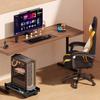 Adjustable Mobile CPU Stand, Ventilated Computer Tower Stand PC Tower Stand with 4 Caster Wheels Fits Most PC, Under Desk Holder
